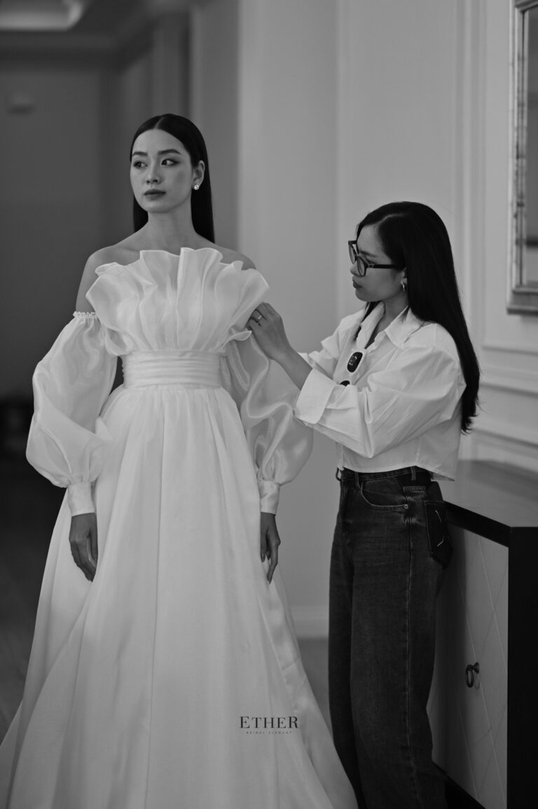 Váy cưới tối giản phong cách Minimalist tại Ether Bridal
