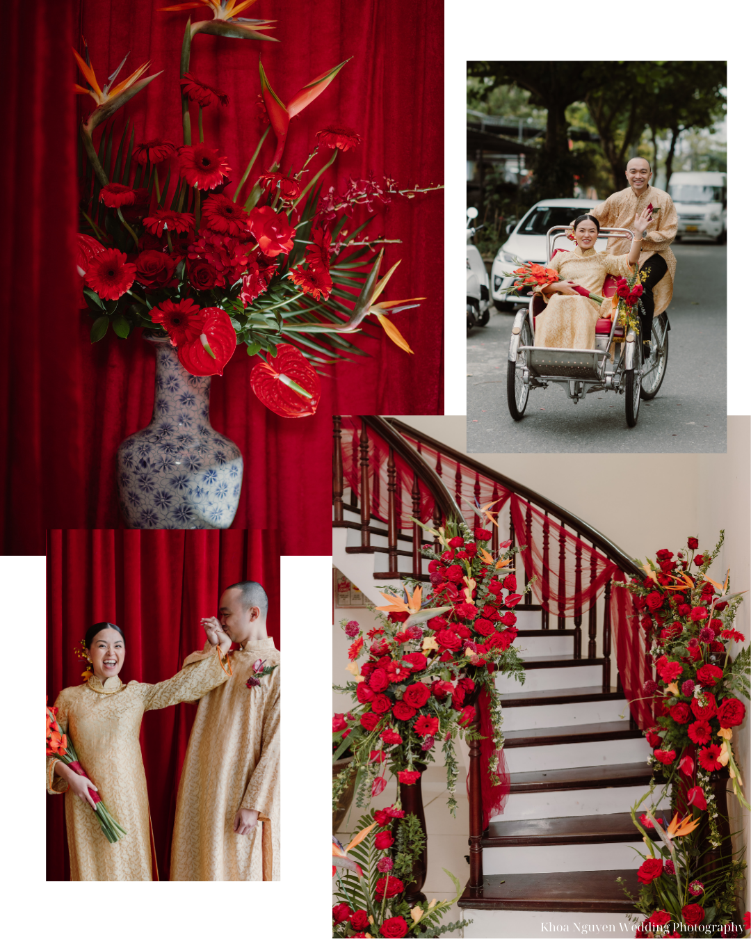 Ceremony Wedding C&N | Bộ Ảnh Cưới Kết Hợp Xe Xích Lô Độc Đáo Và Lãng Mạn